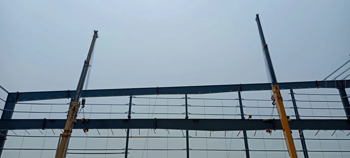 Completed distribution line