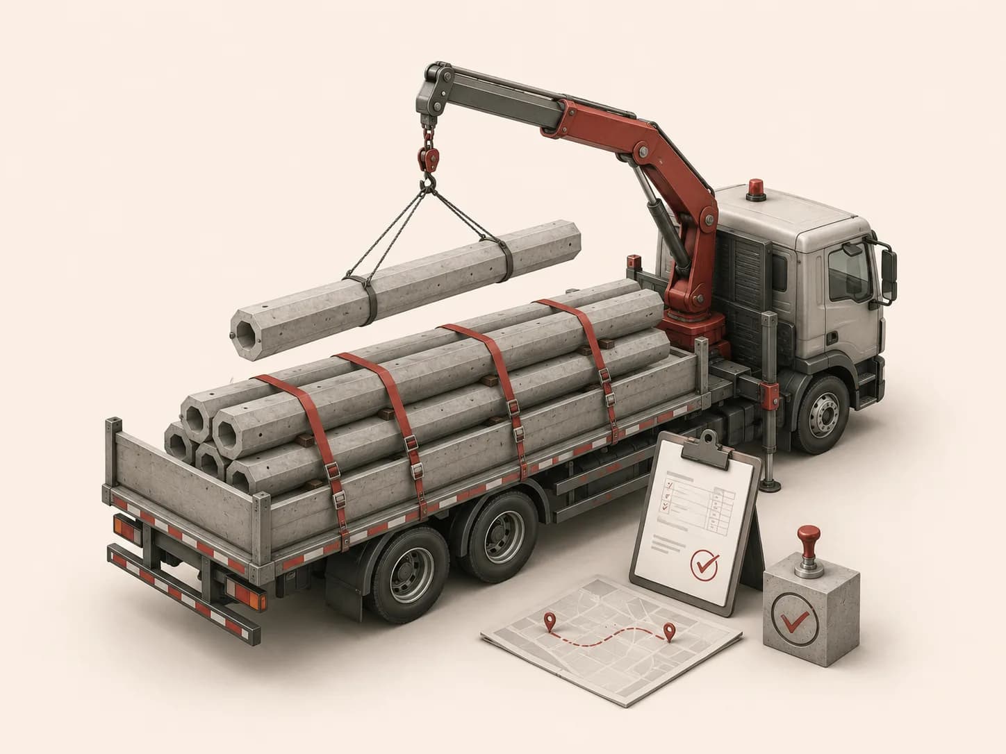 Dispatch process illustration