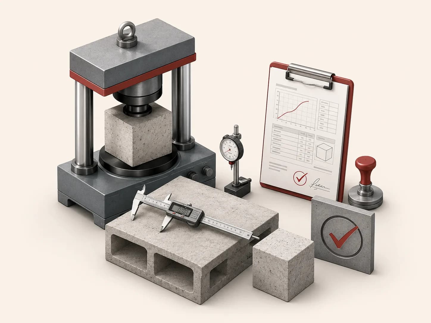 Testing process illustration